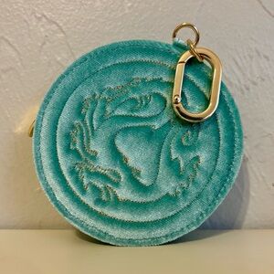 Bath & Body Works Disney Mulan Dragon Green Velvet Coin Purse